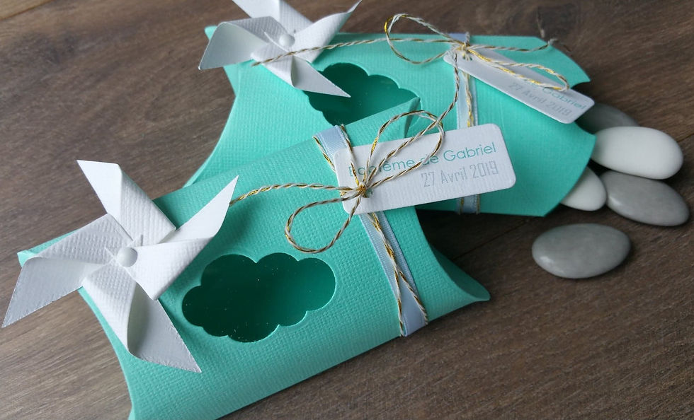 Zéphir menthe & blanc