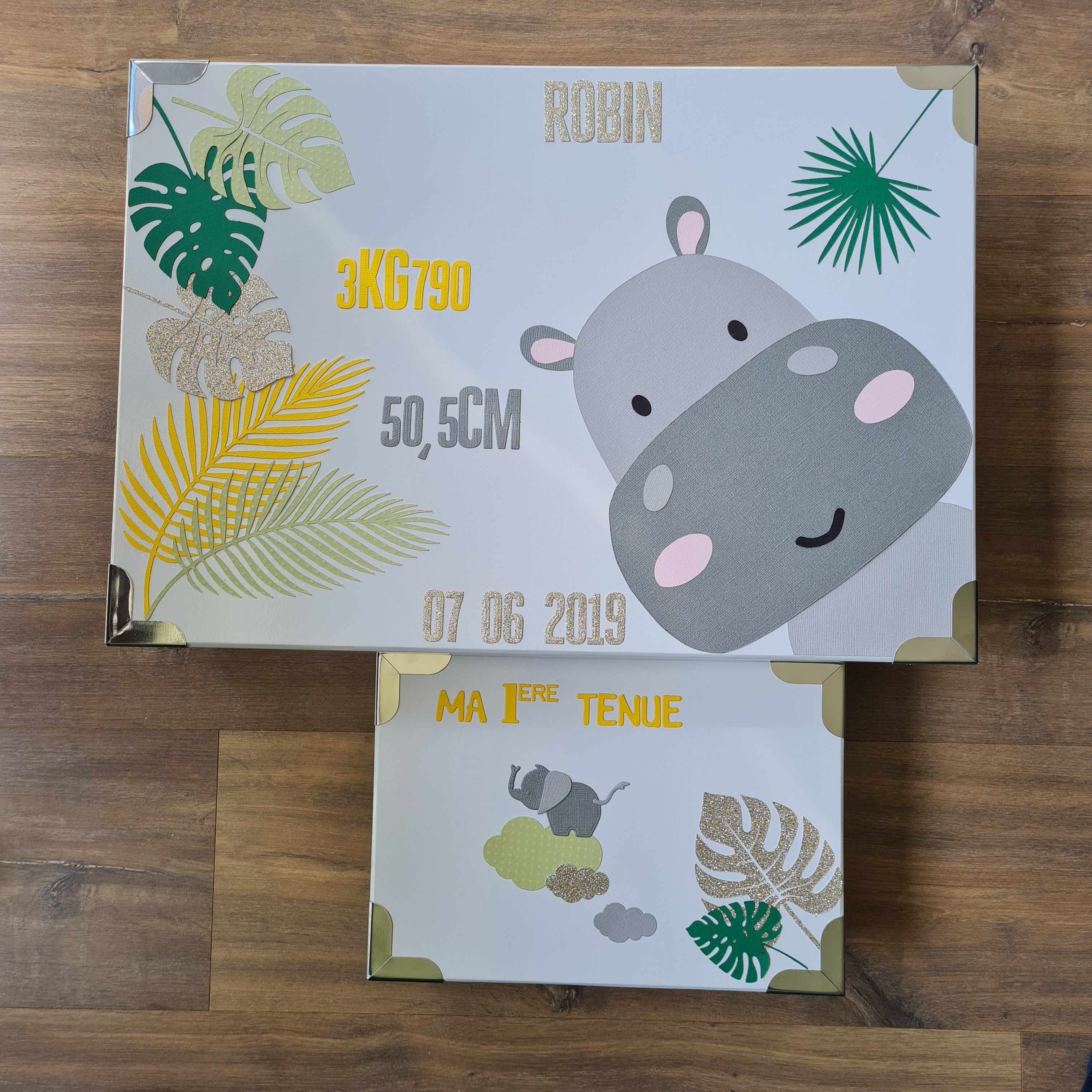 Pandore naissance, modèle hippopotame