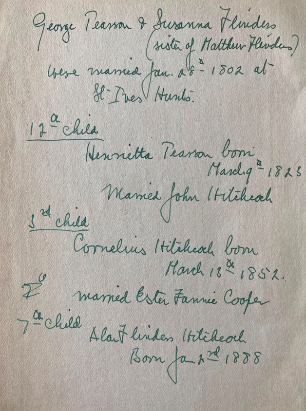 Great Grandpa wrote his name and that of his parents, grandparents & great grandparents in the front of the book.