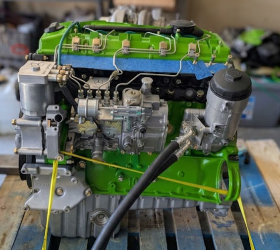 Rebuilt Mercedes-Benz OM605 Turbo Diesel Engine