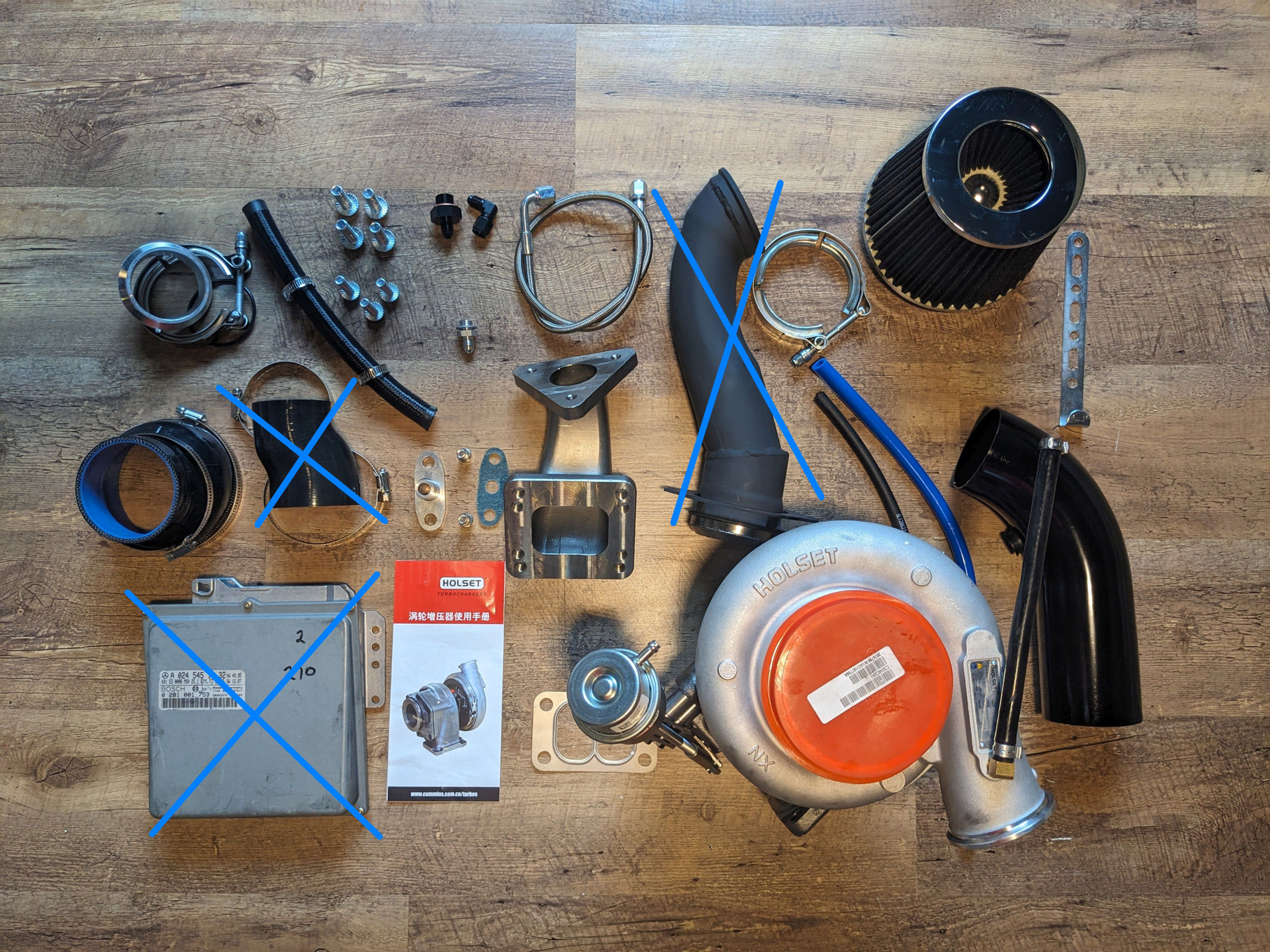 OM606 HX35 Turbo Kit