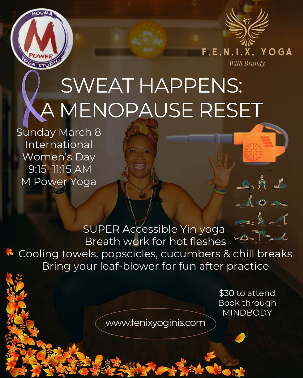 SWEAT HAPPENS: A MENOPAUSE RESET