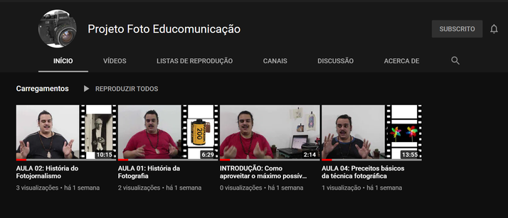 Jornalista cria série de videoaulas para ensino a distância de fotografia