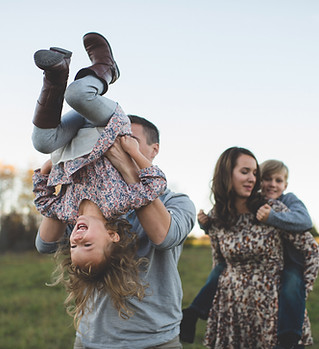 Family Fun dans le champ