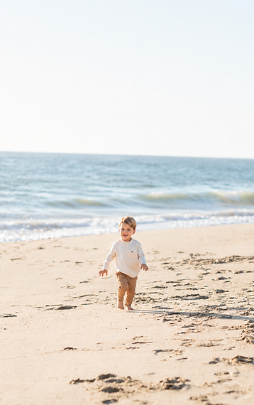 child on beach