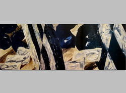 Moon Landscape. 1991, canvas, pigments