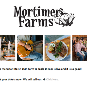 March to Table Dinner...