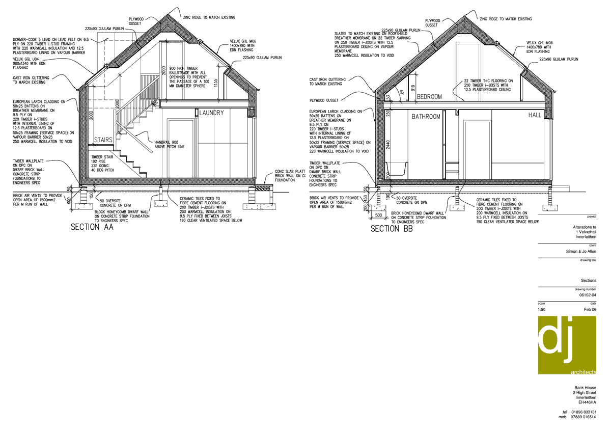 PROPOSED SECTIONS