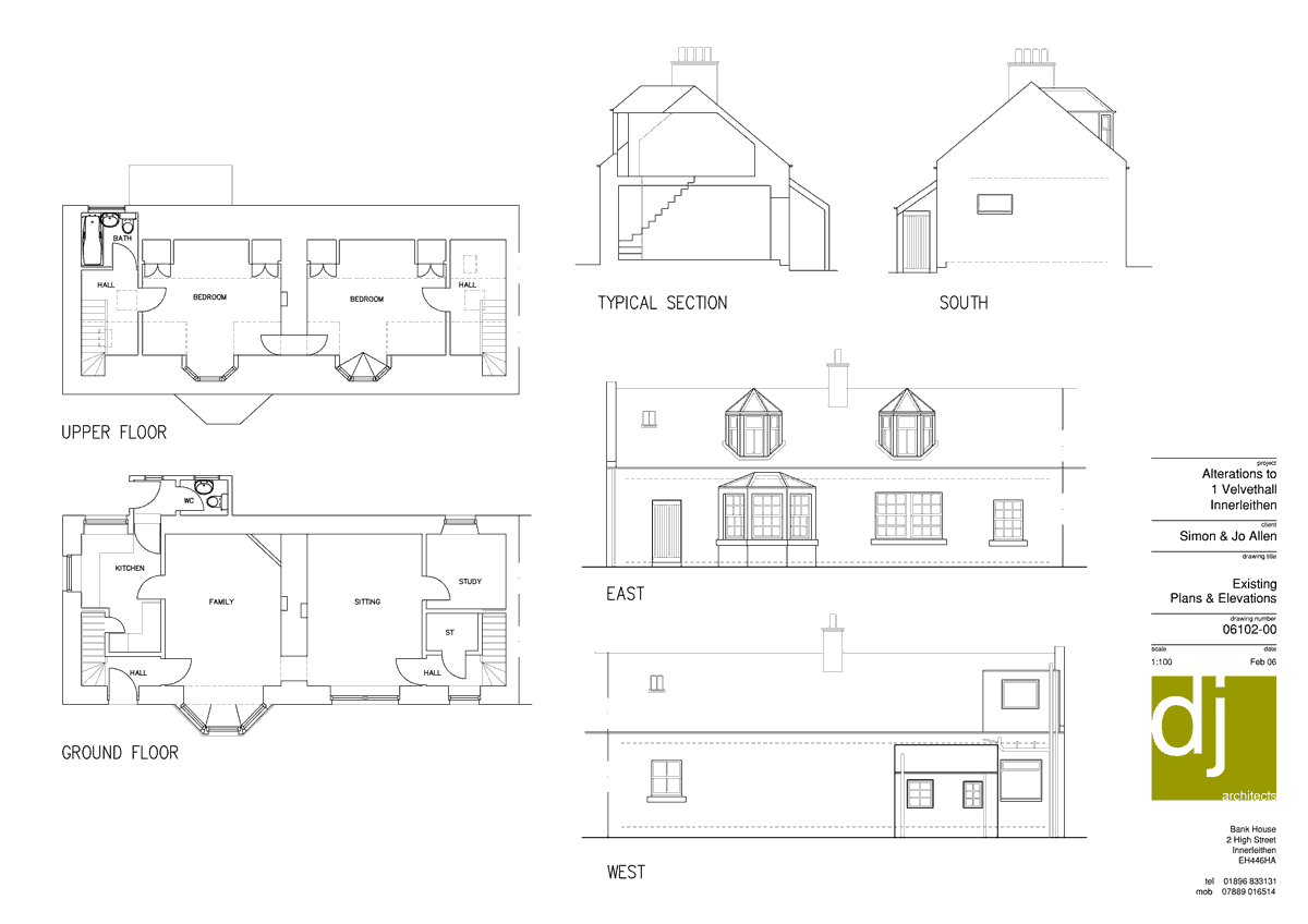 EXISTING PLANS & ELEVATIONS