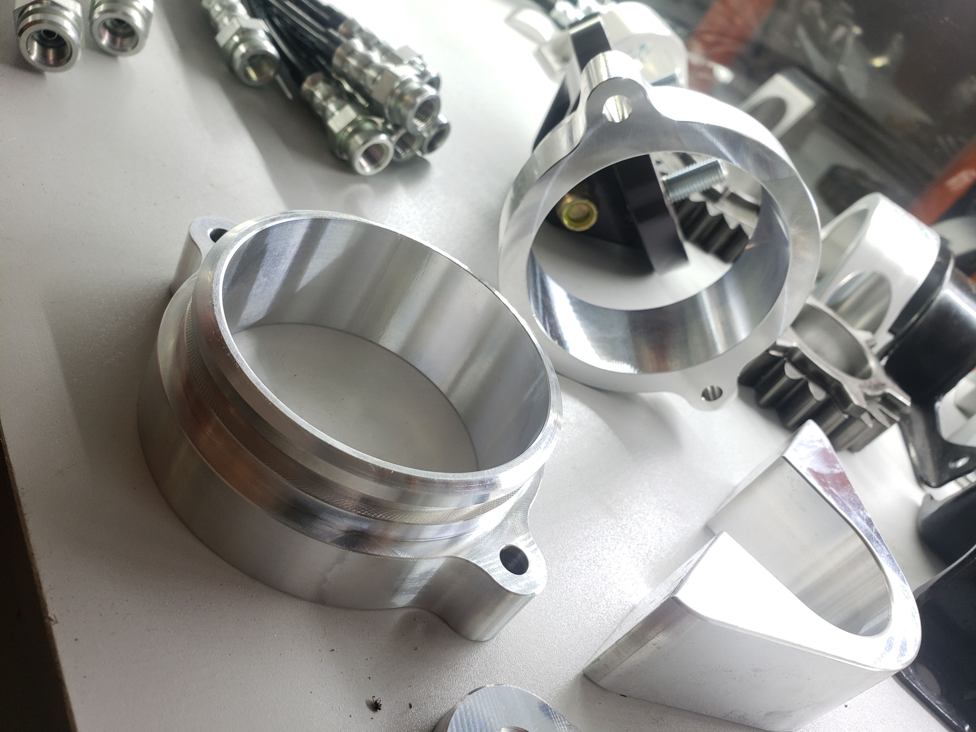 MK5 Supra Throttle body adaptor bracket