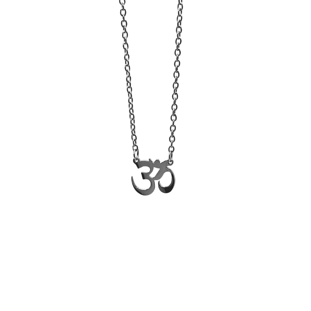 Aum Silver Necklace