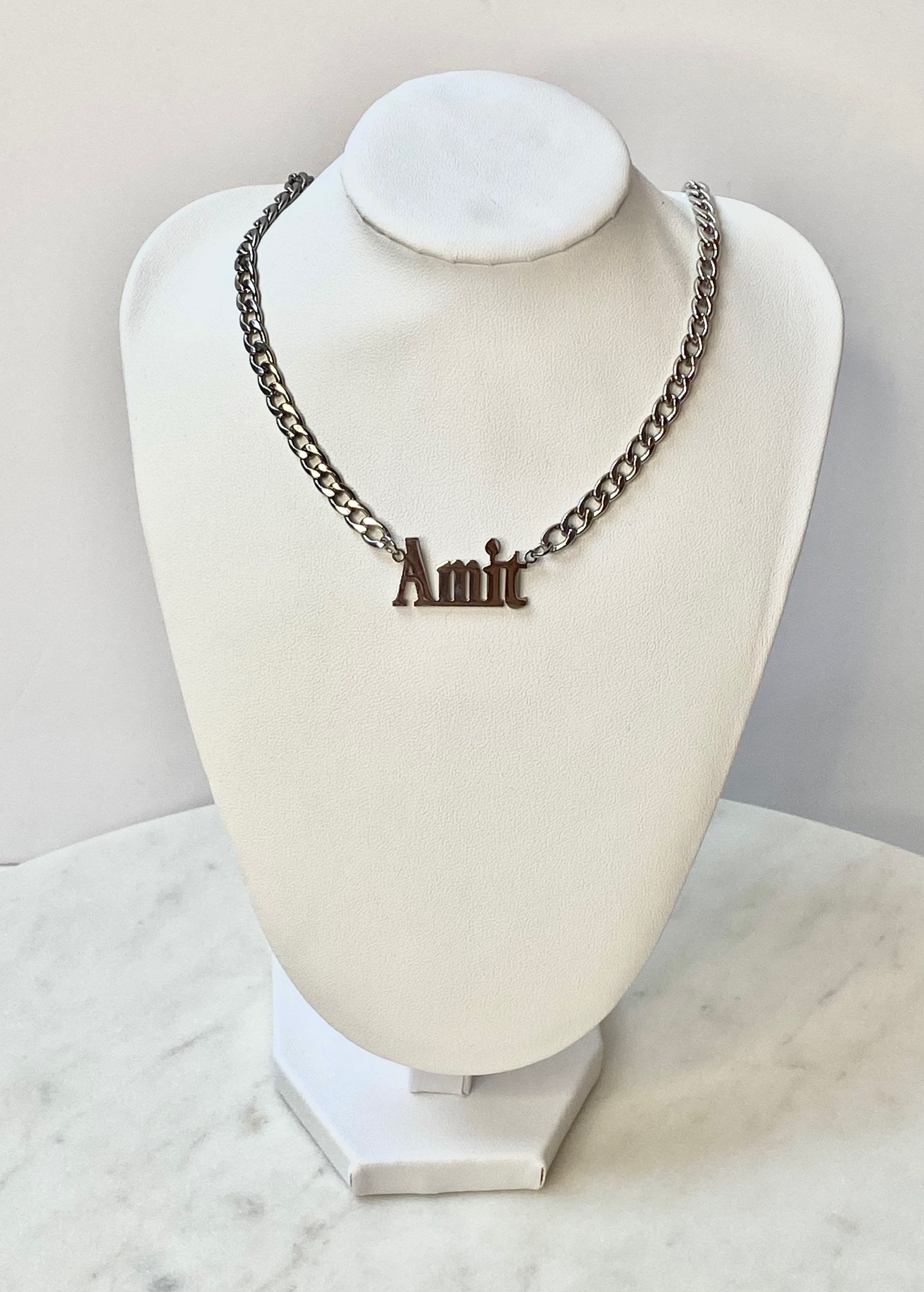Custom Cuban Chain Name Necklace