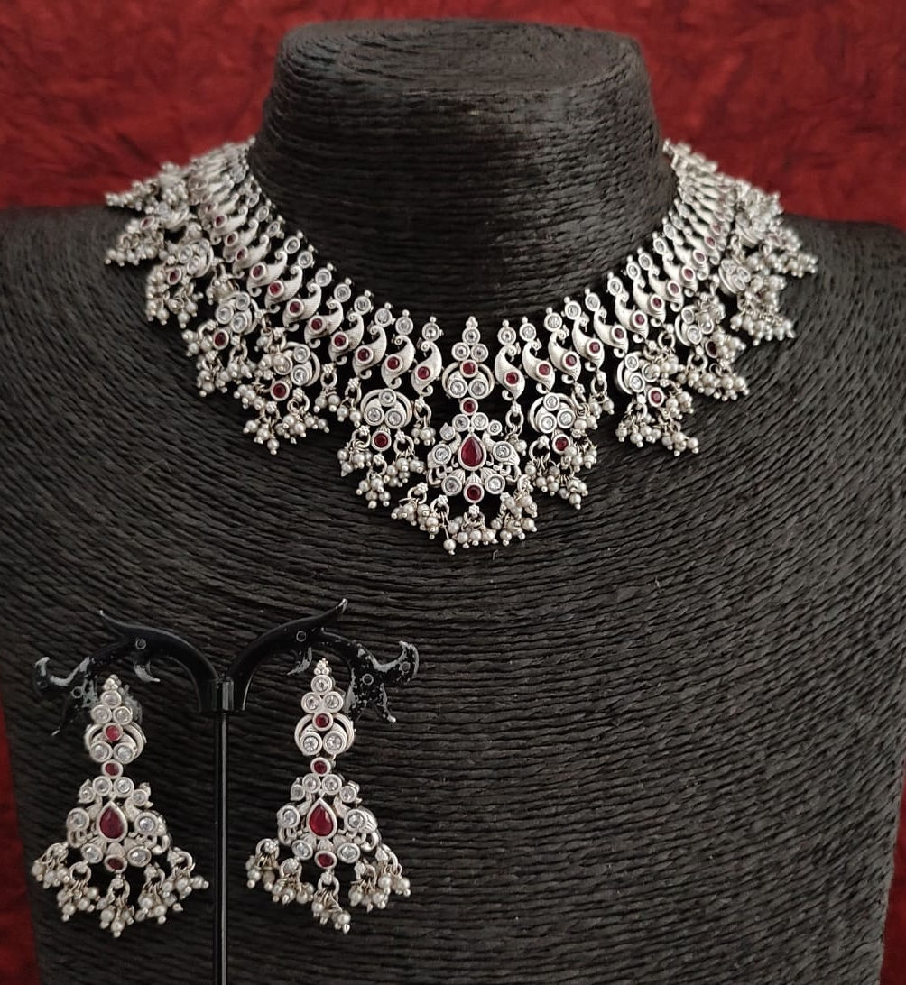 Oxidised Temple Jewellery