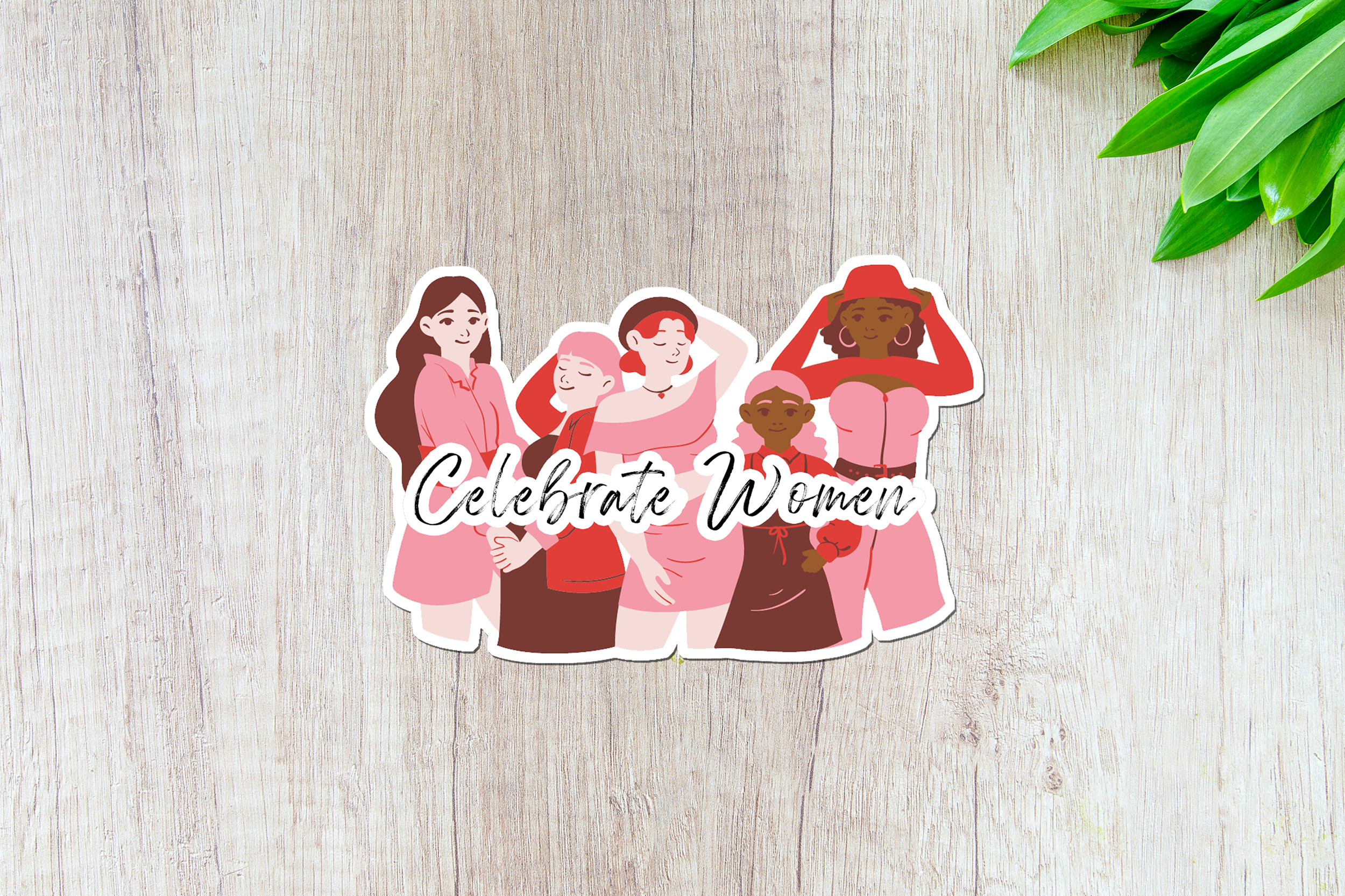 Celebrate Women Sticker, International Women's Day