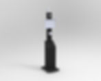Kiosk assembly render