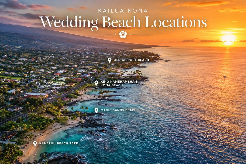 Getting Married in Kailua-Kona: A Local's Guide to Wedding Venues, Vendors, and Hidden Gems in West Hawaii
