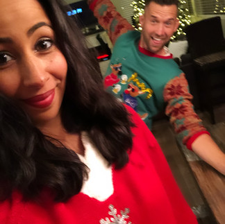 Joshua and I wear matching socks