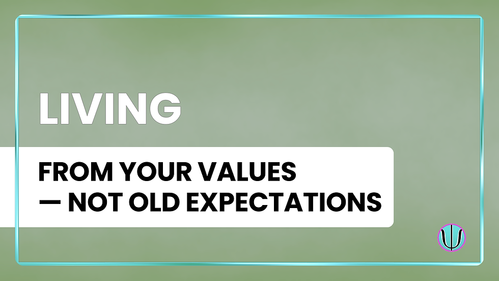 LIVING YOUR VALUES