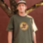 Thumbnail: LOCATION cursive badge shirt