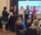 Republican women being sworn in at Palo Verde event.