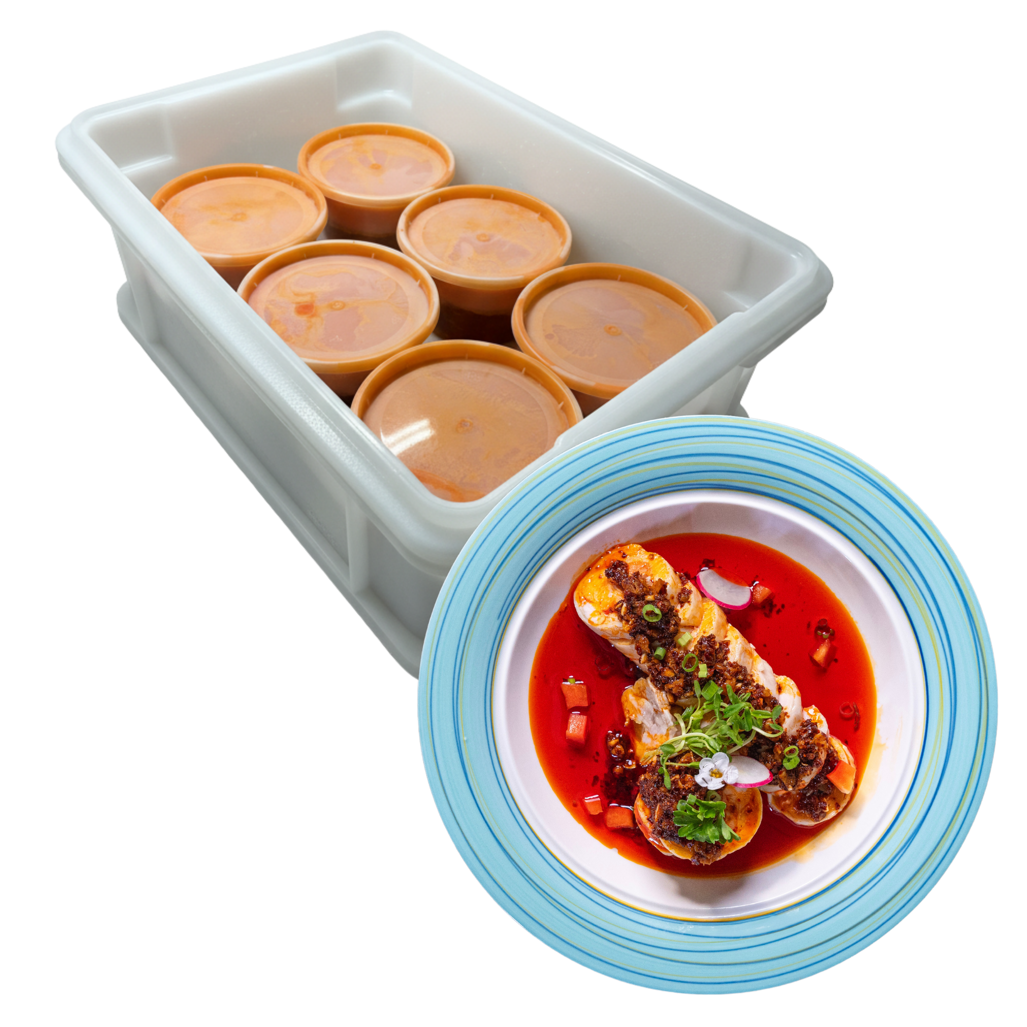 口水鸡酱 (6罐/盒) / Chicken Chili Sauce (6 jars/box - White box)
