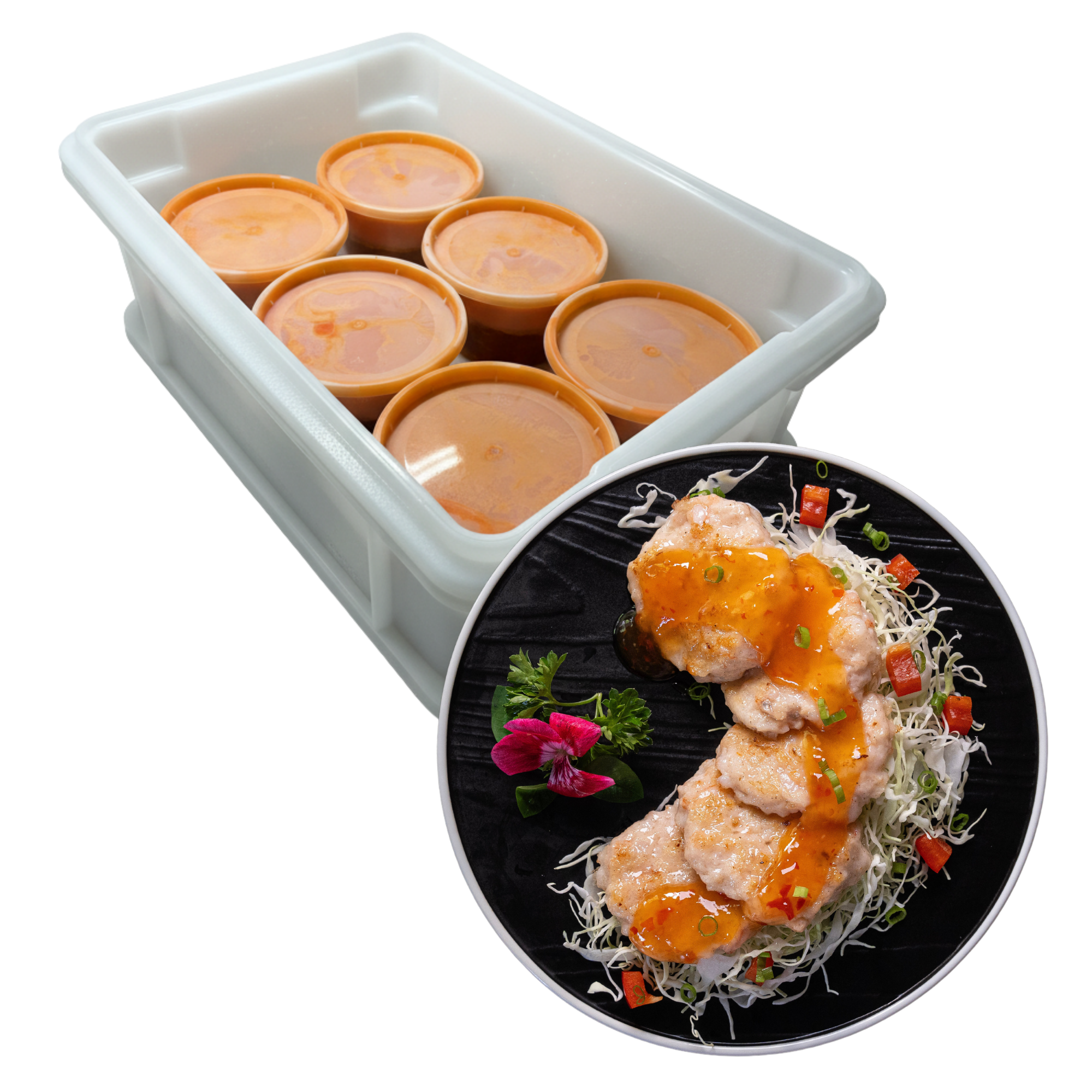 虾饼酱 (6罐/盒) / Sweet & Sour Shrimp Sauce (6 jars/box - White box)