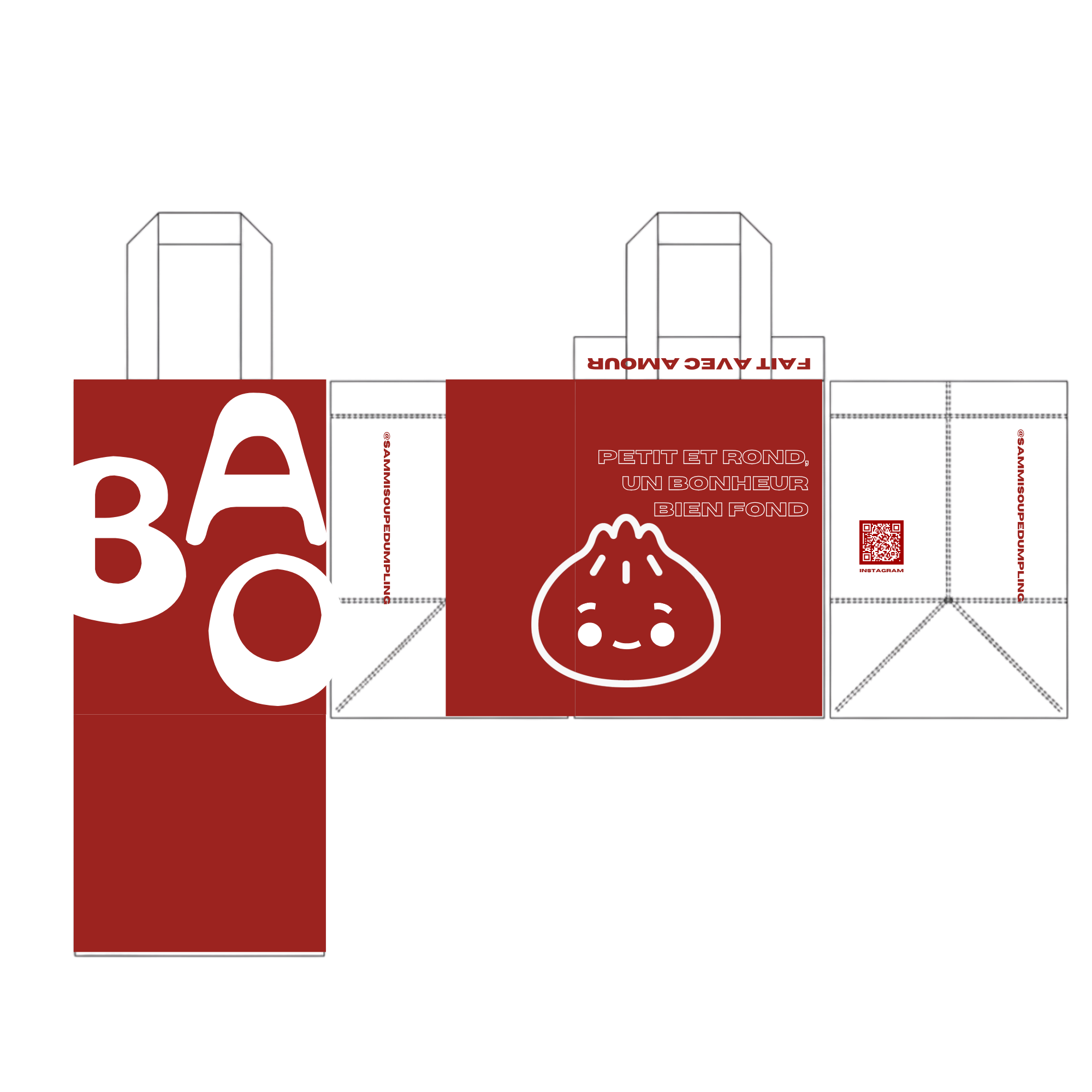 外卖打包袋 1 (500个/箱) / Takeout Packing Bag 1 (500 pcs/box)