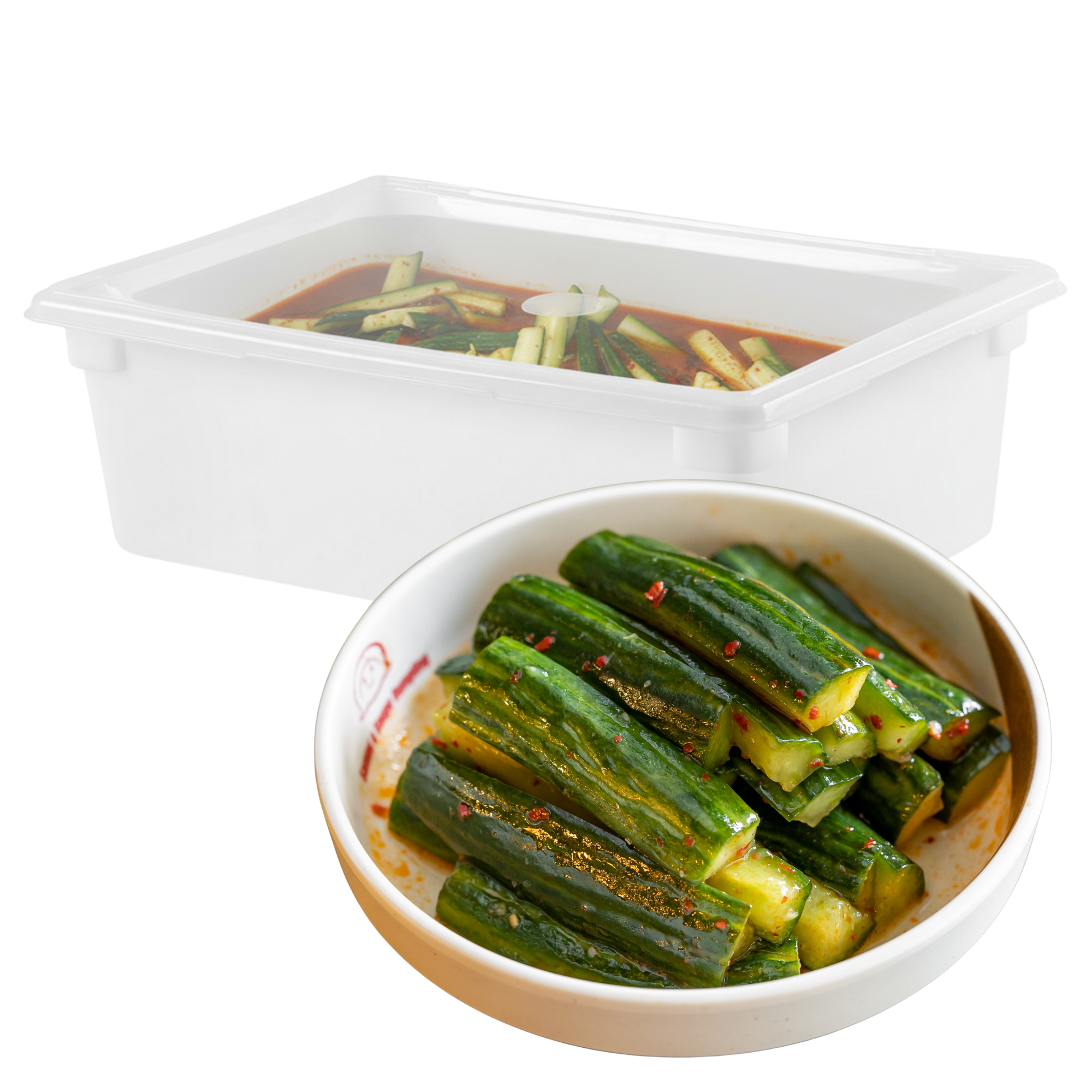 酸黄瓜 (1盒) / Pickled Cucumber (1 box, not weighed)