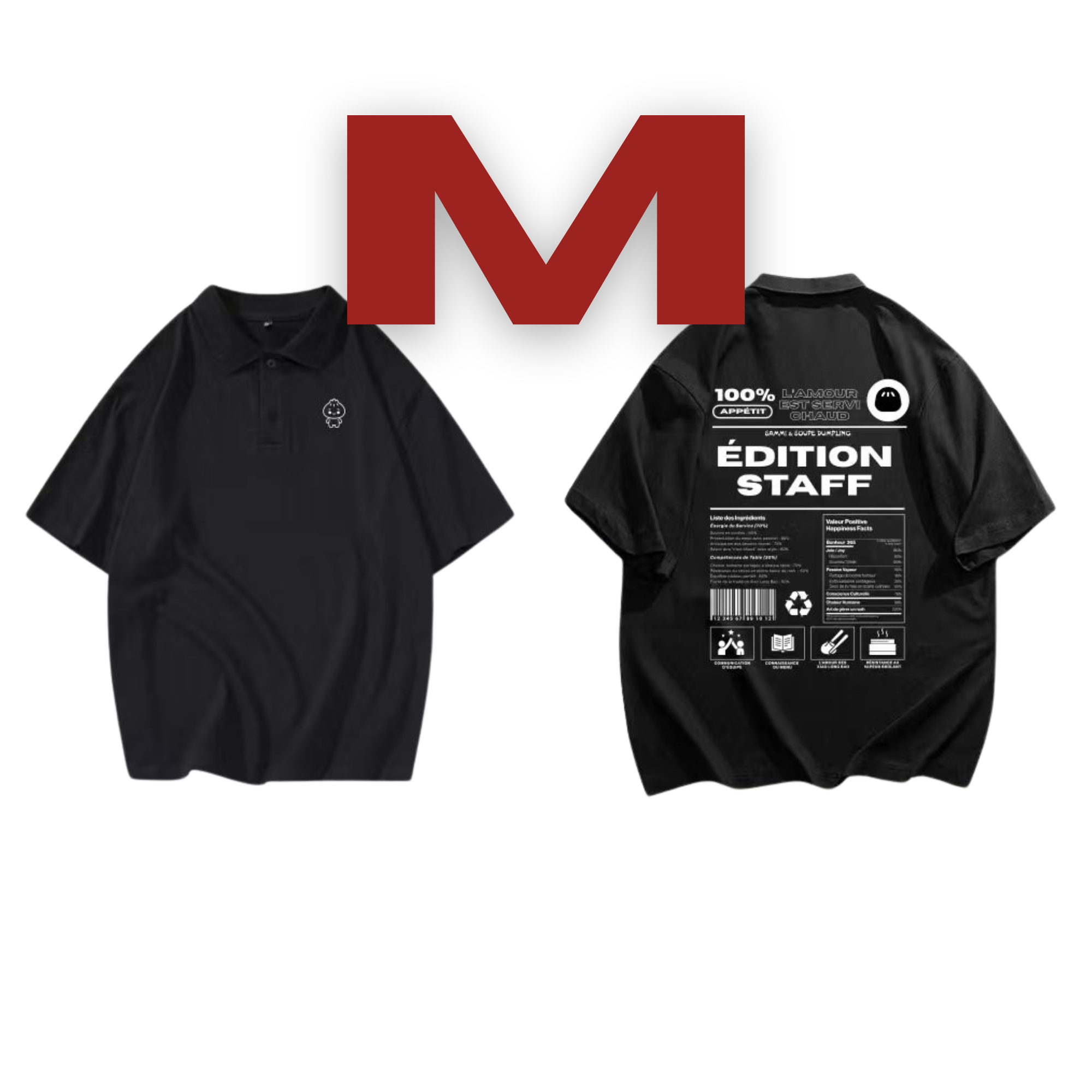 员工服 - 黑色 M (1件) / Front Staff Uniform - Black (M) (1 pc)