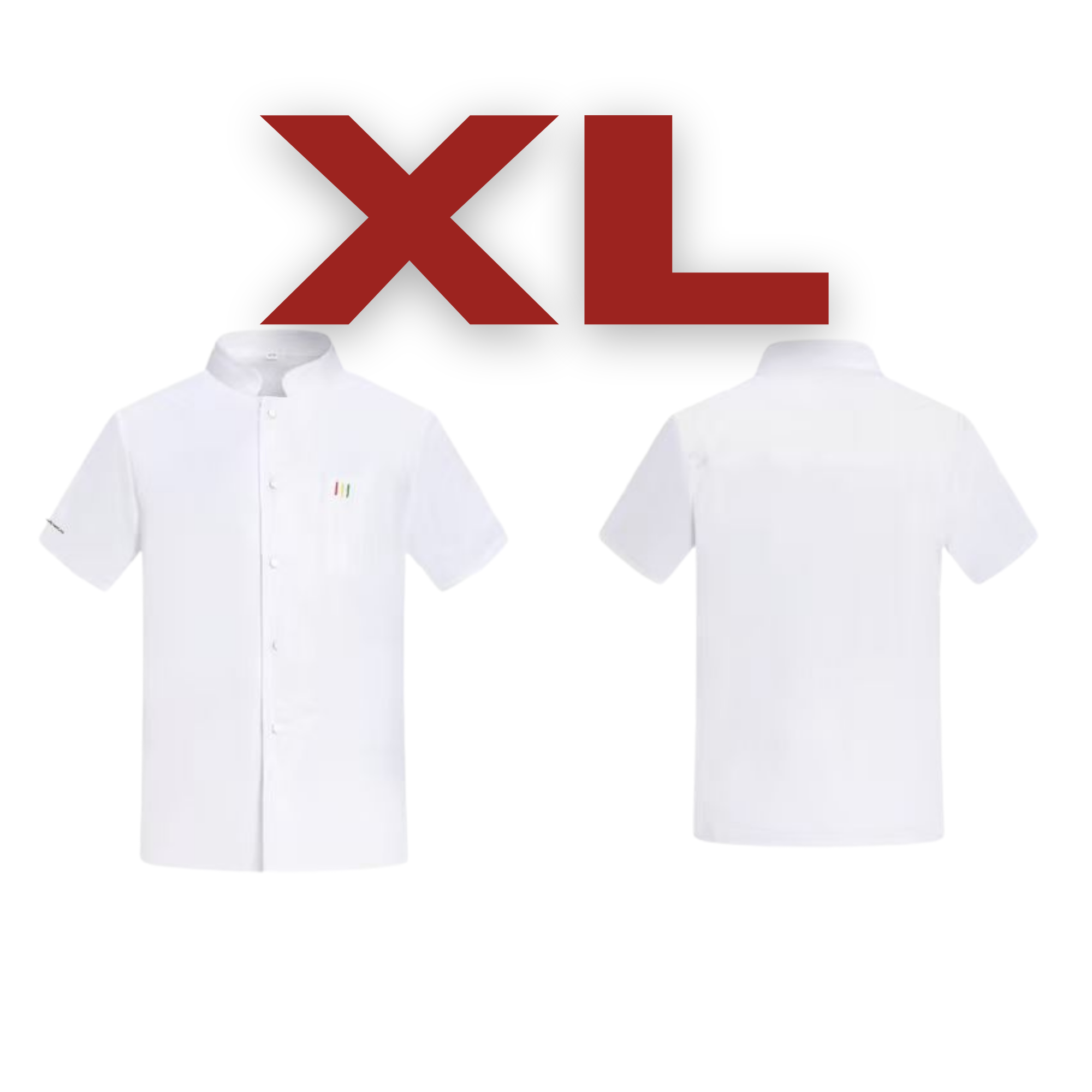 厨师服 - 白色 XL (1件) / Kitchen Chef Uniform - White (XL) (1 pc)