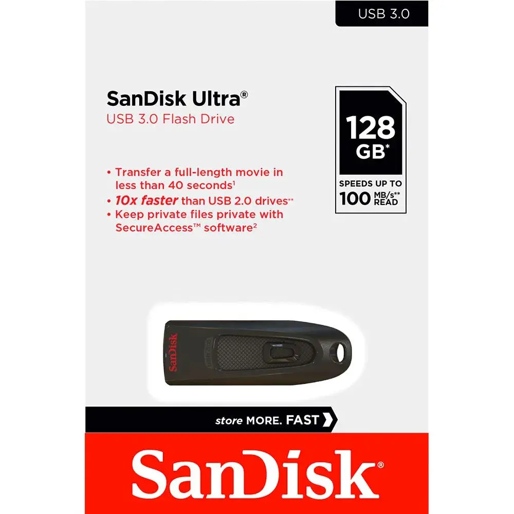 USB San Disk Ultra 3.0 - 128GB