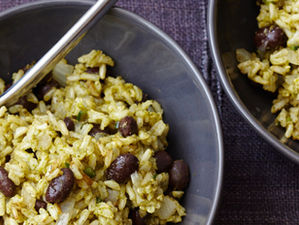 Recipe: Green Chile Rice with Black Beans