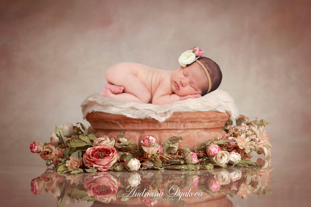 San Diego Newborn Photographer Spring Babies are like flowers that are