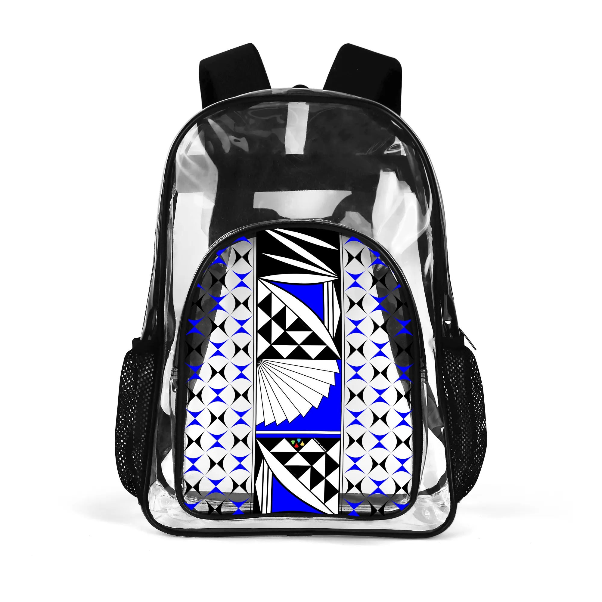 Southwest Sunrise in Cobalt Transparent Backpack