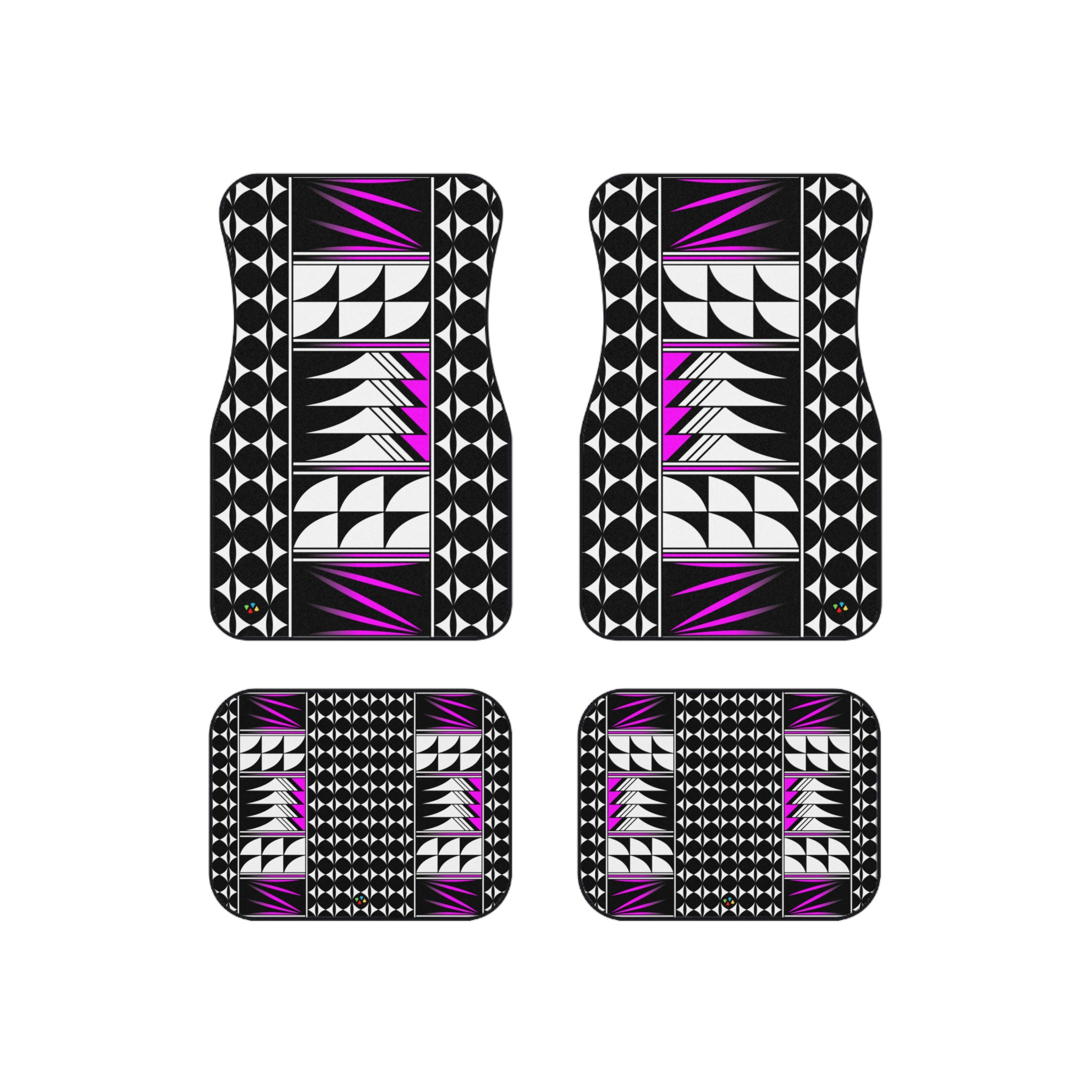 Feather Blessings - Pink - Car Mats (Set of 4)