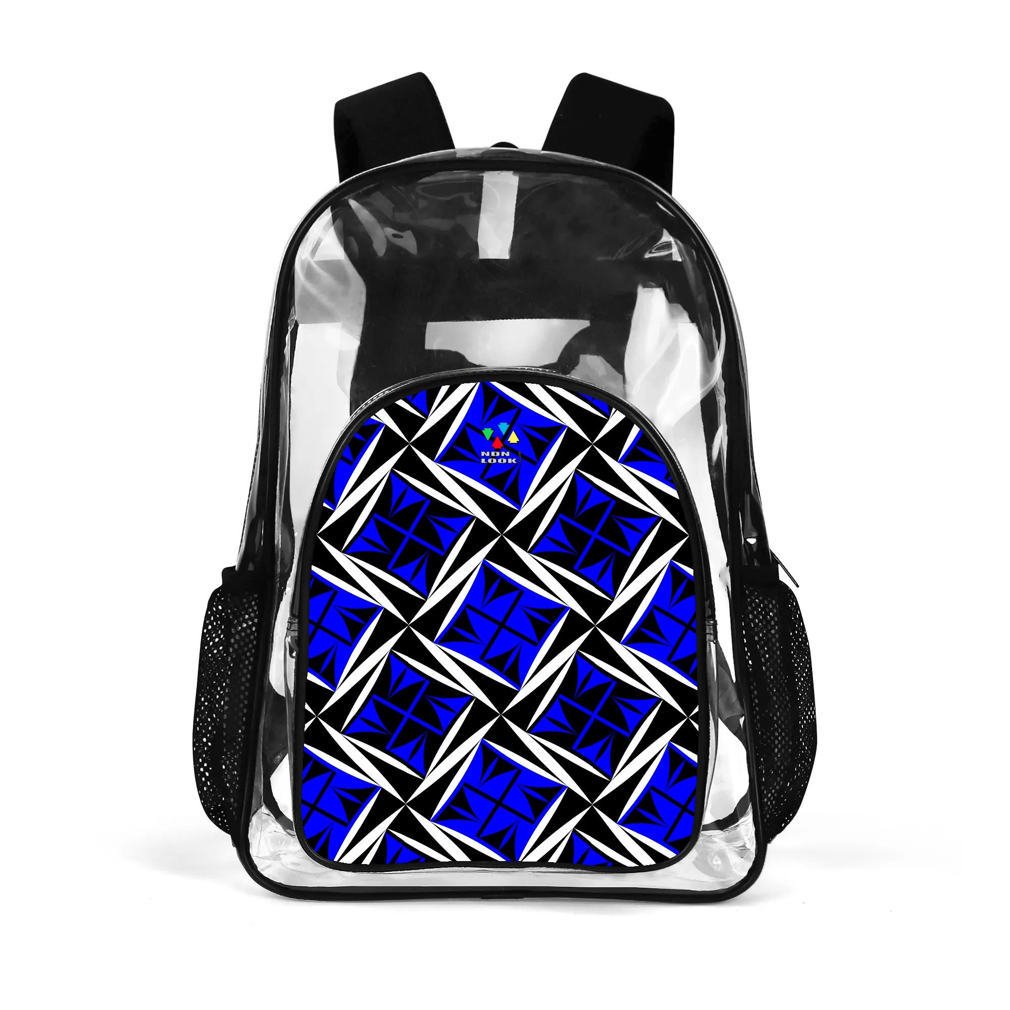 Sacred Winds in Cobalt Transparent Backpack