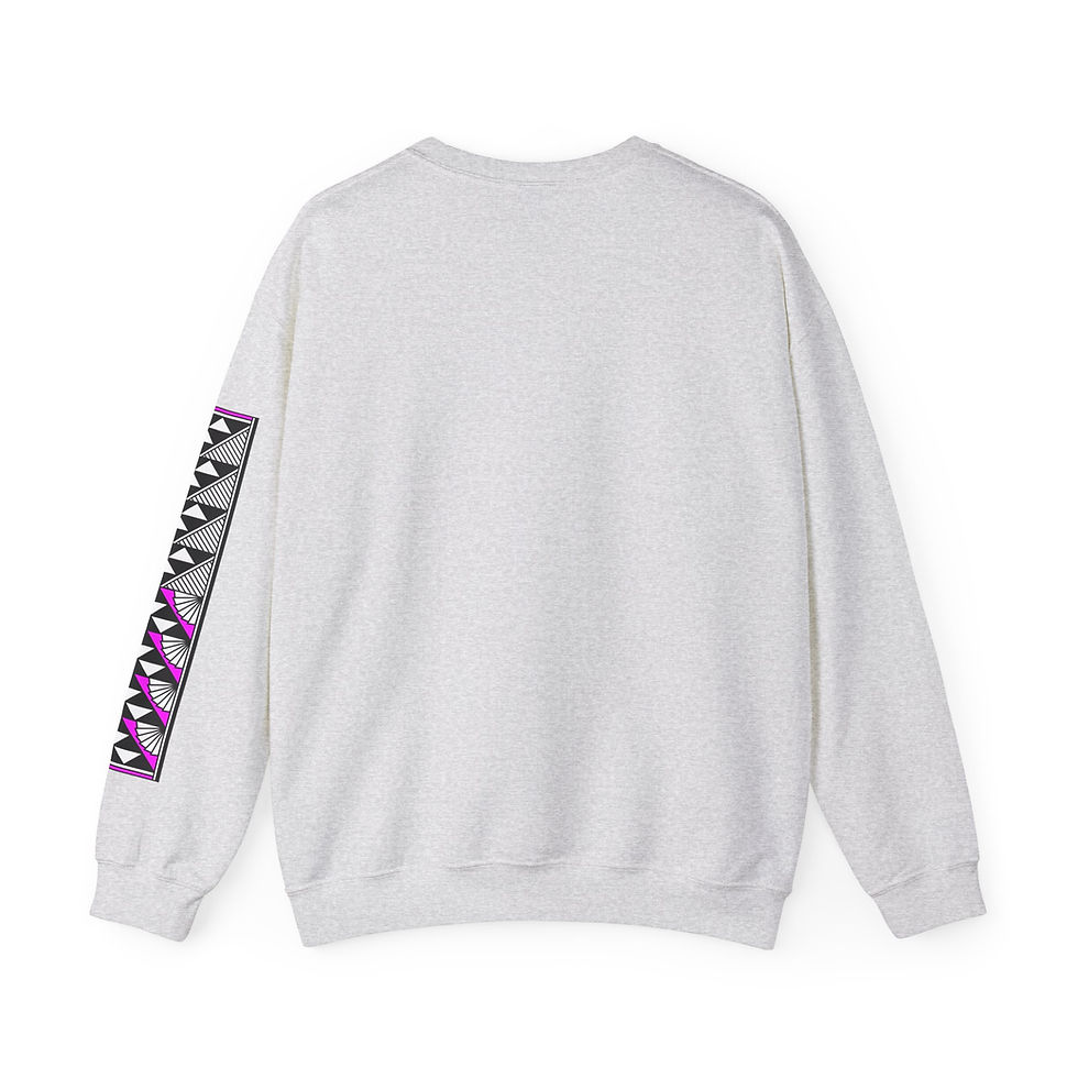 Thumbnail: Sun and Rain in Pink Unisex Sweatshirt