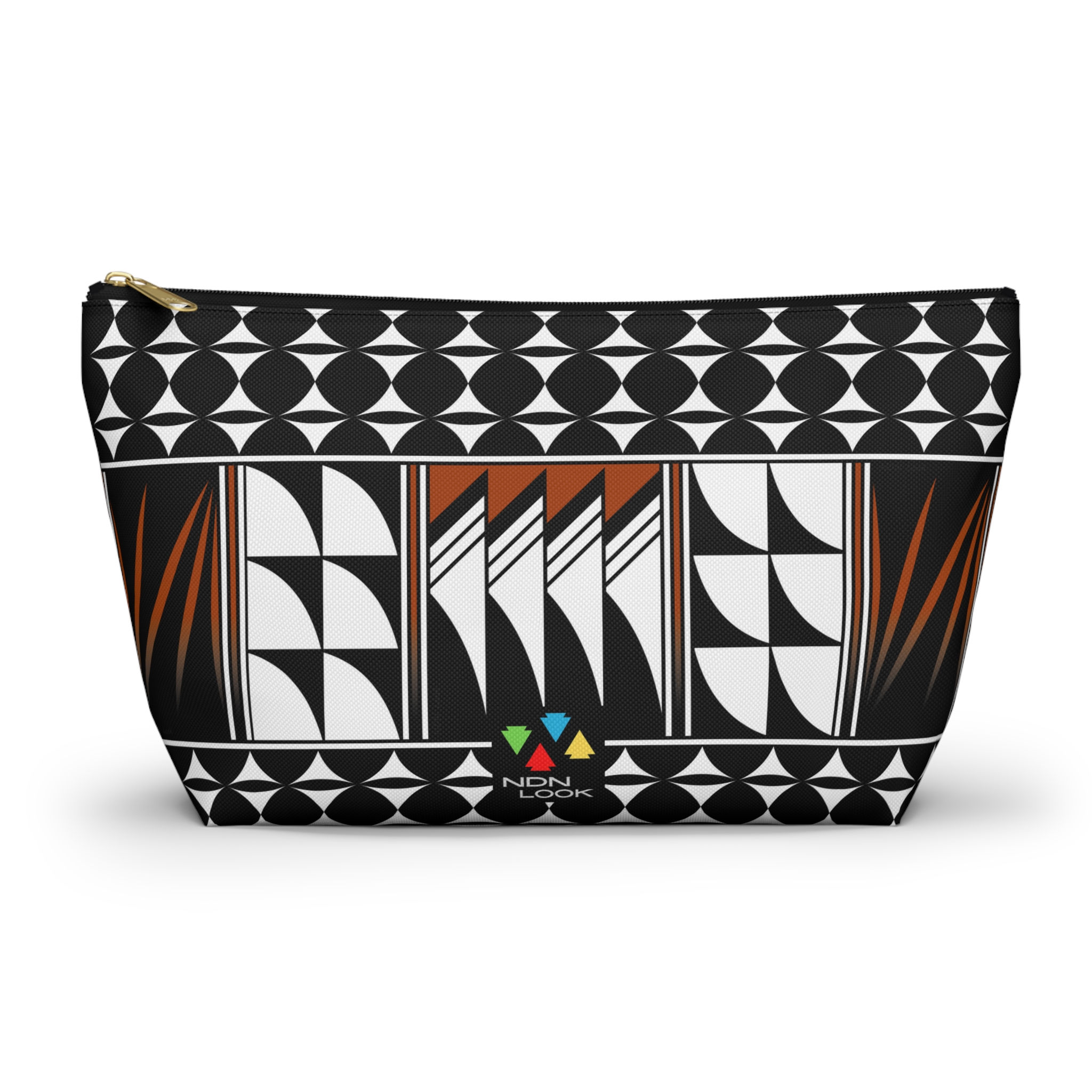 Blessed Feathers in Rust Pouch w T-bottom