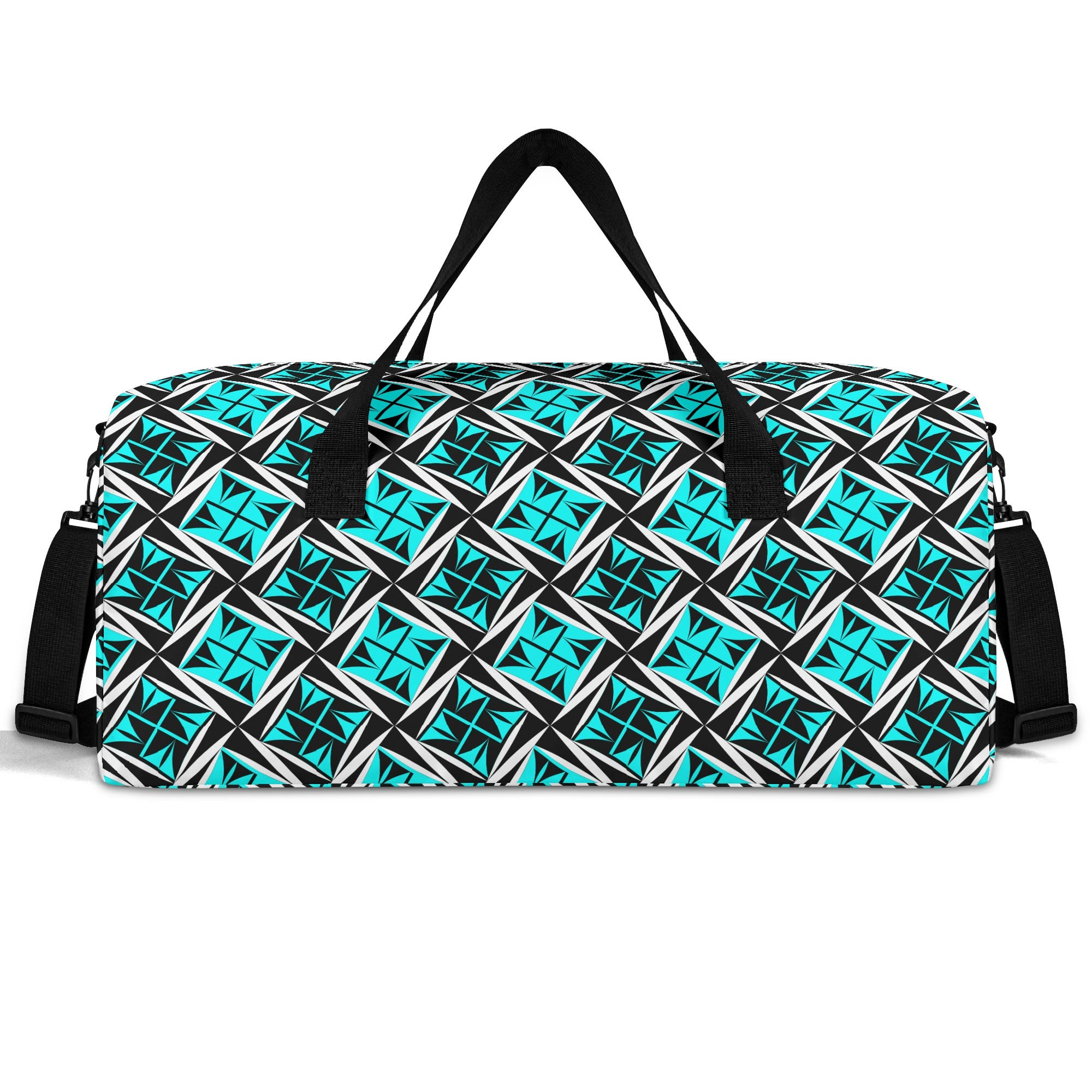 Sun and Rain in Turquoise Duffle Bag