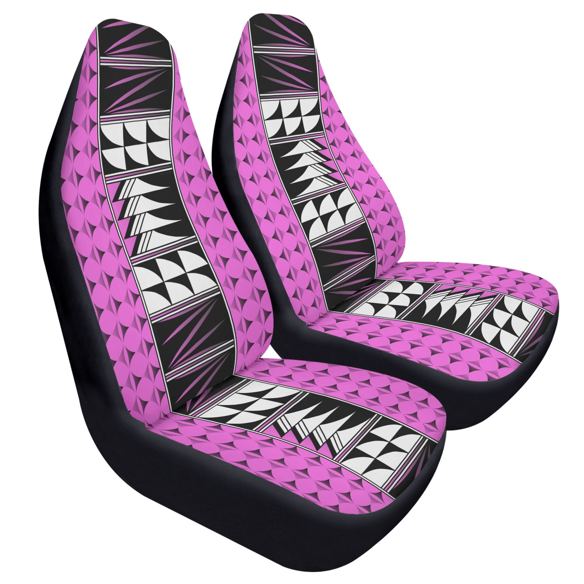 Feather Blessings on Pink Auto Seat Covers