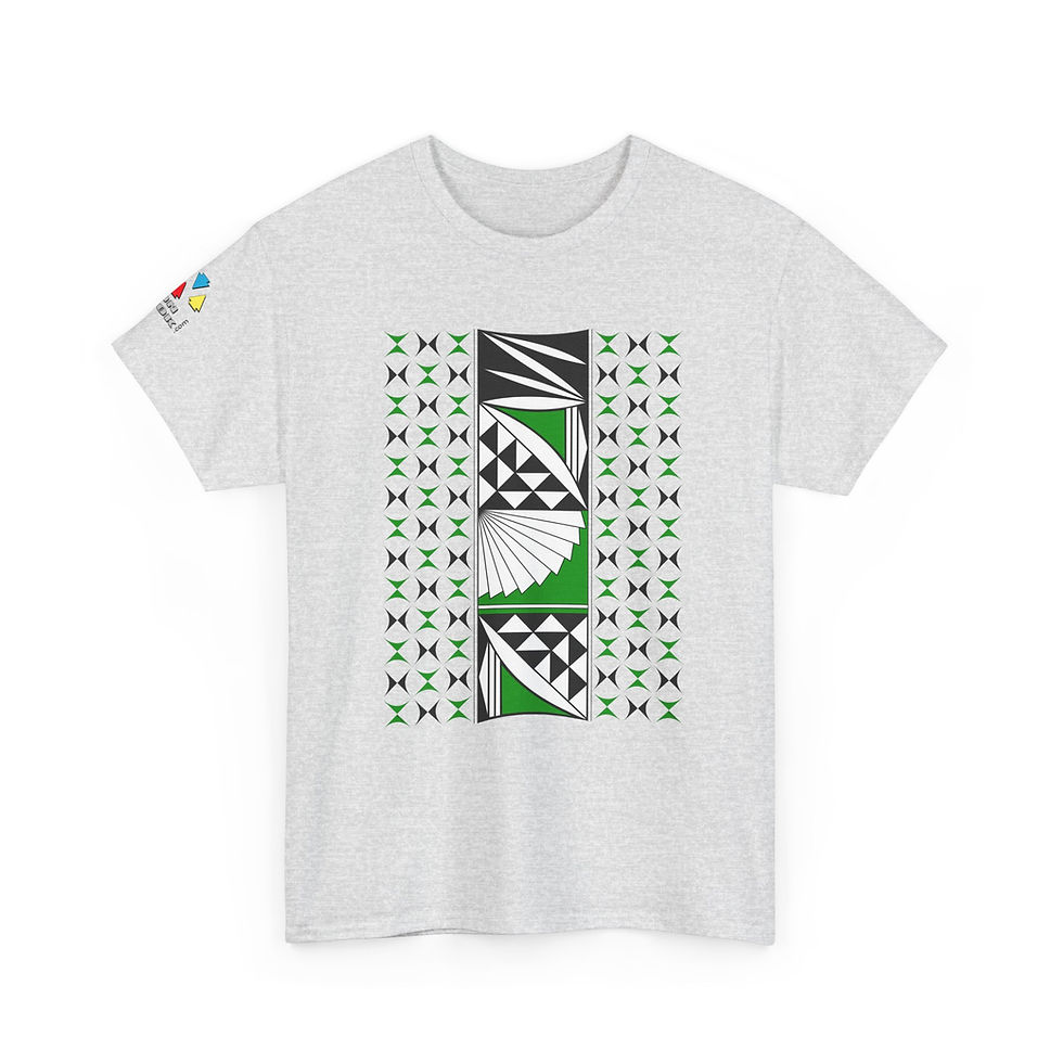 Thumbnail: Southwest Sunrise in Green Gildan Unisex Tee