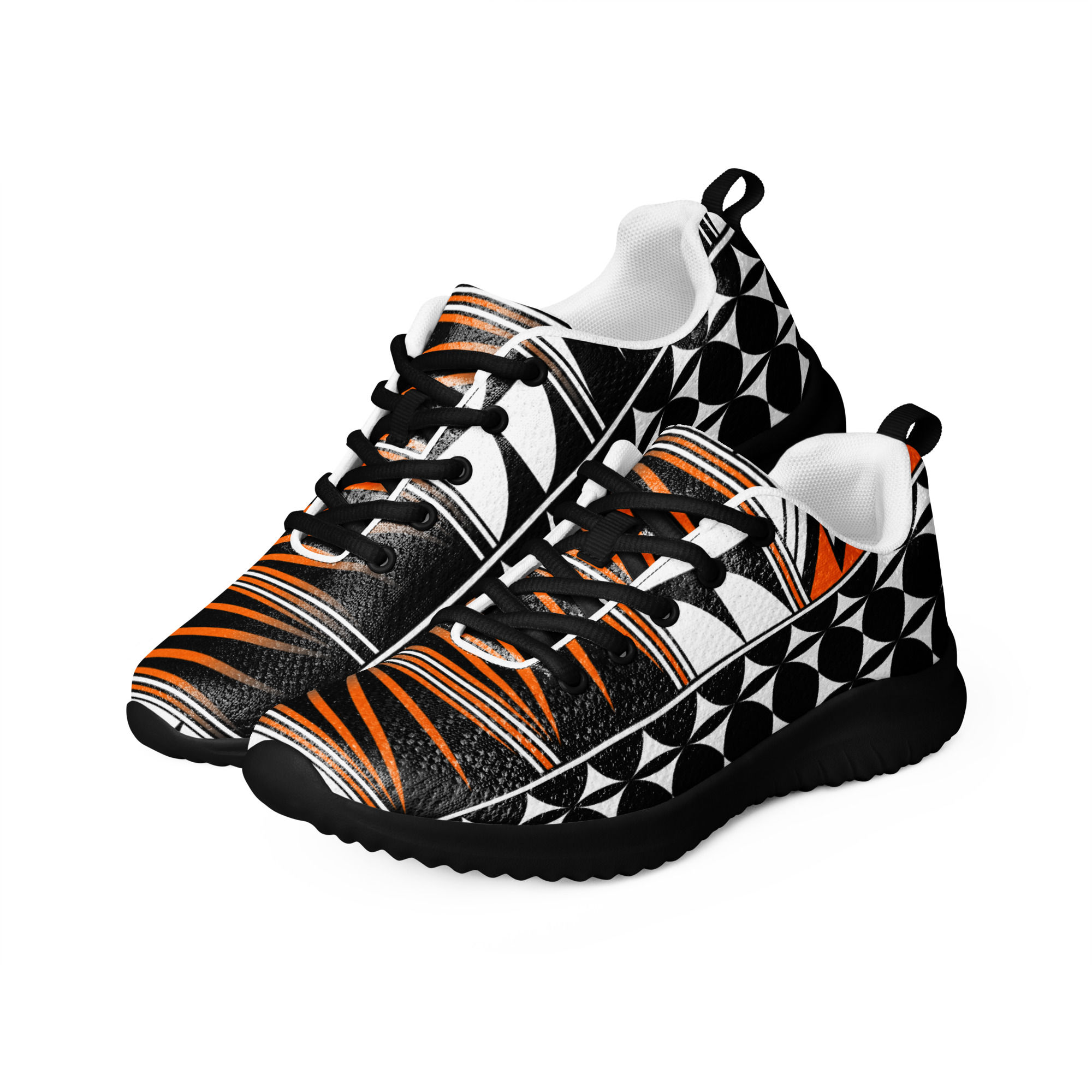 Feather Blessings - Orange - Women’s athletic shoes