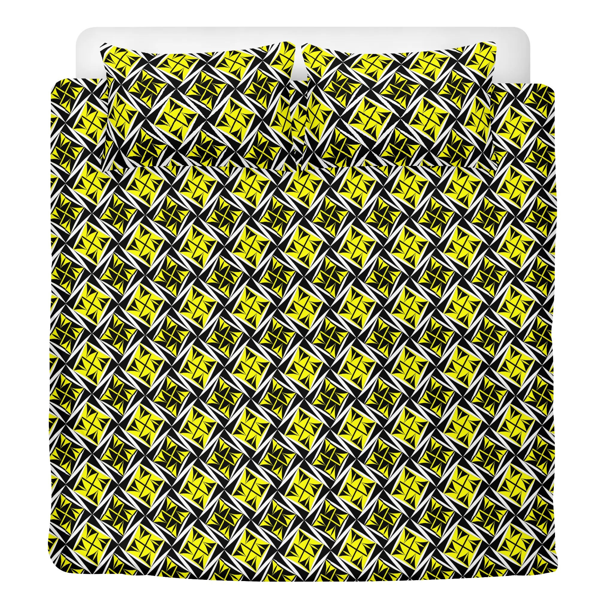 Sacred Winds in Yellow 3 Pcs Duvet Sets