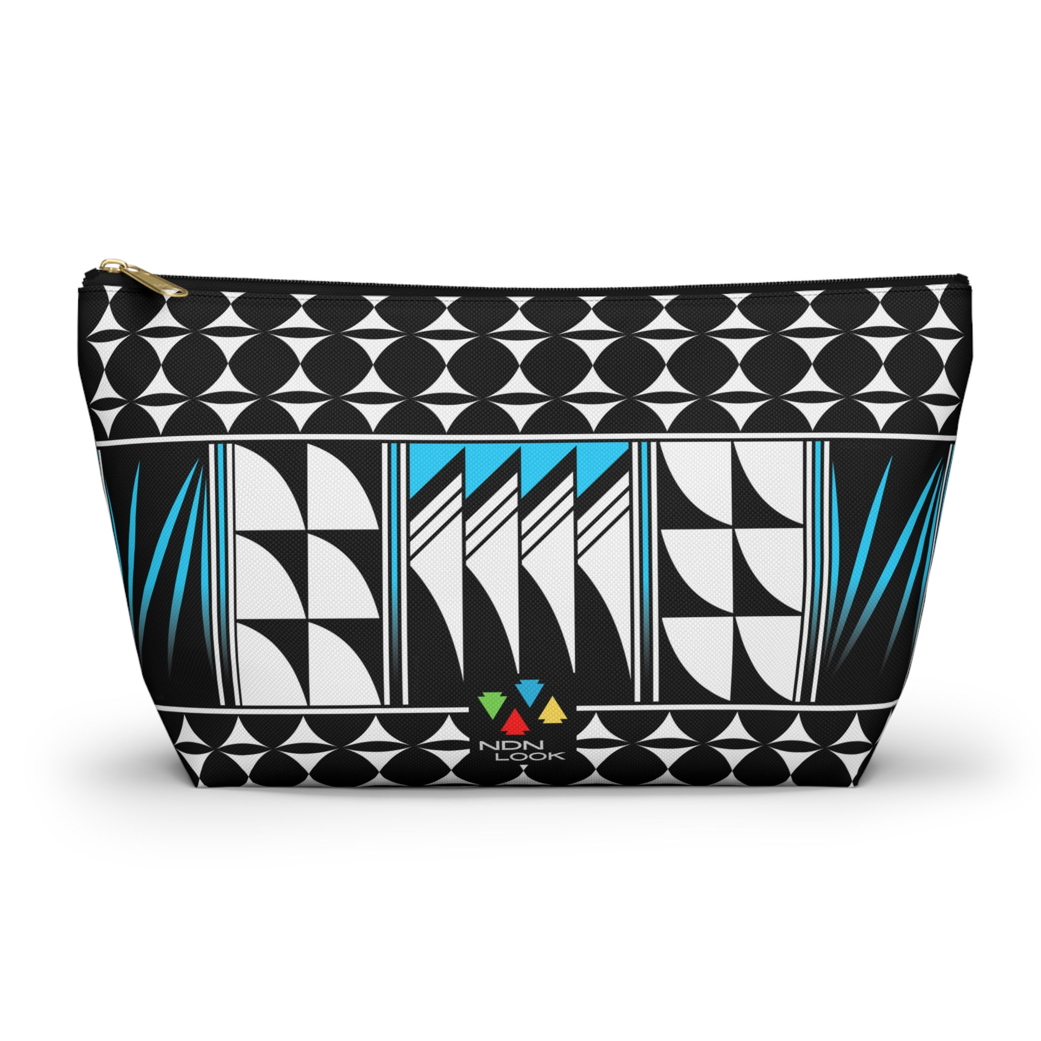 Blessed Feathers in Turquoise Pouch w T-bottom
