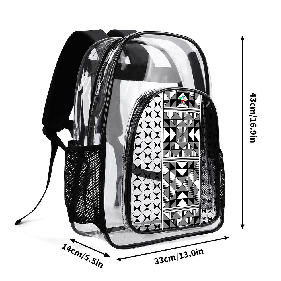 Thumbnail: Sacred Mountains in Gray Transparent Backpack
