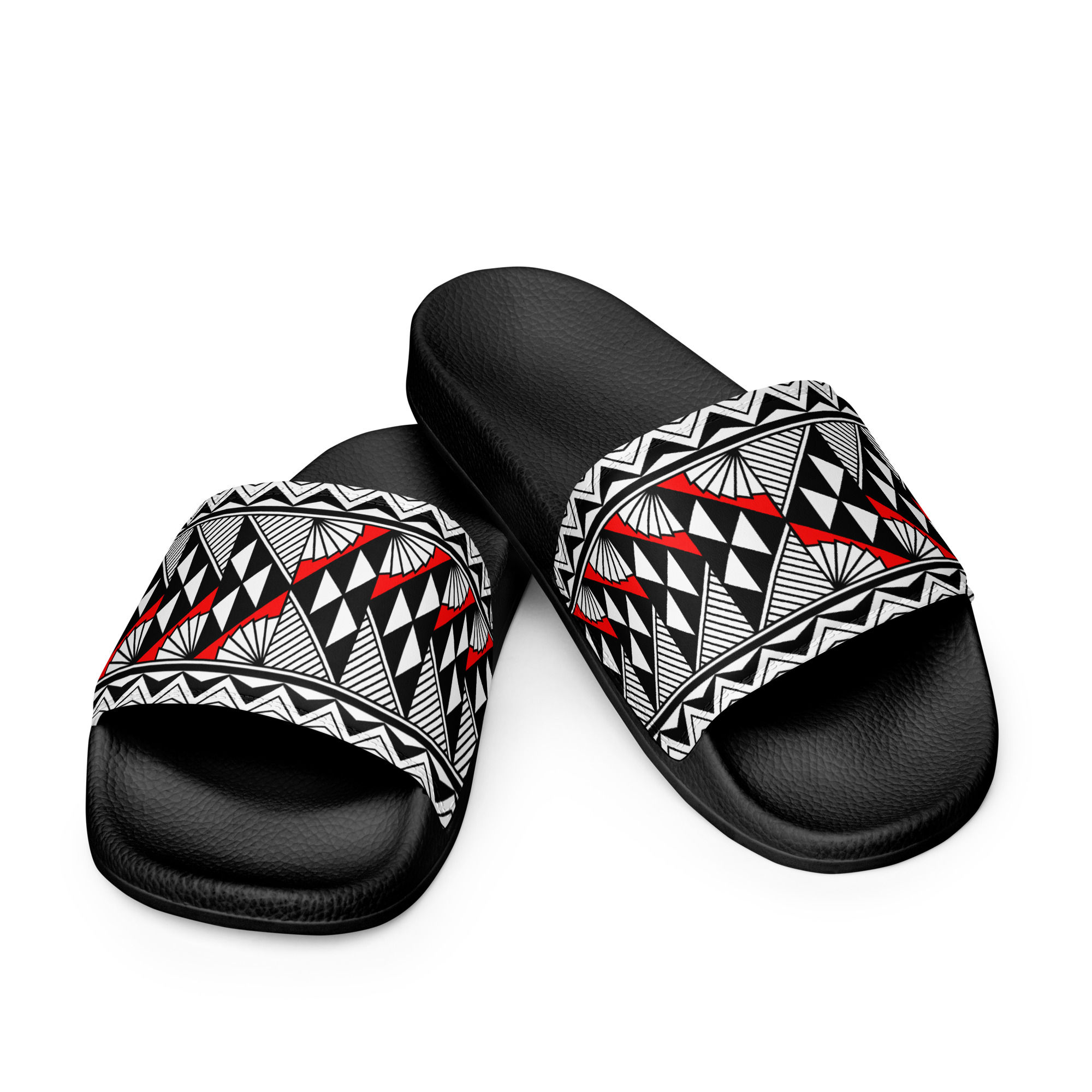 Sun & Rain in Red Women's slides