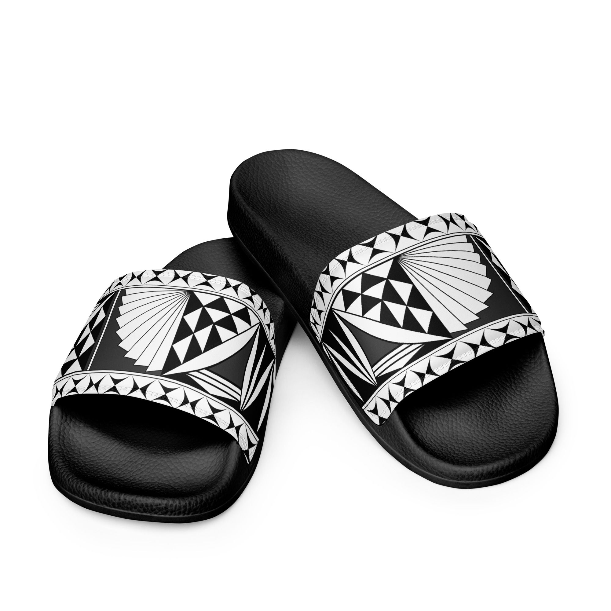 Southwest Sunrise in Charcoal Women's slides