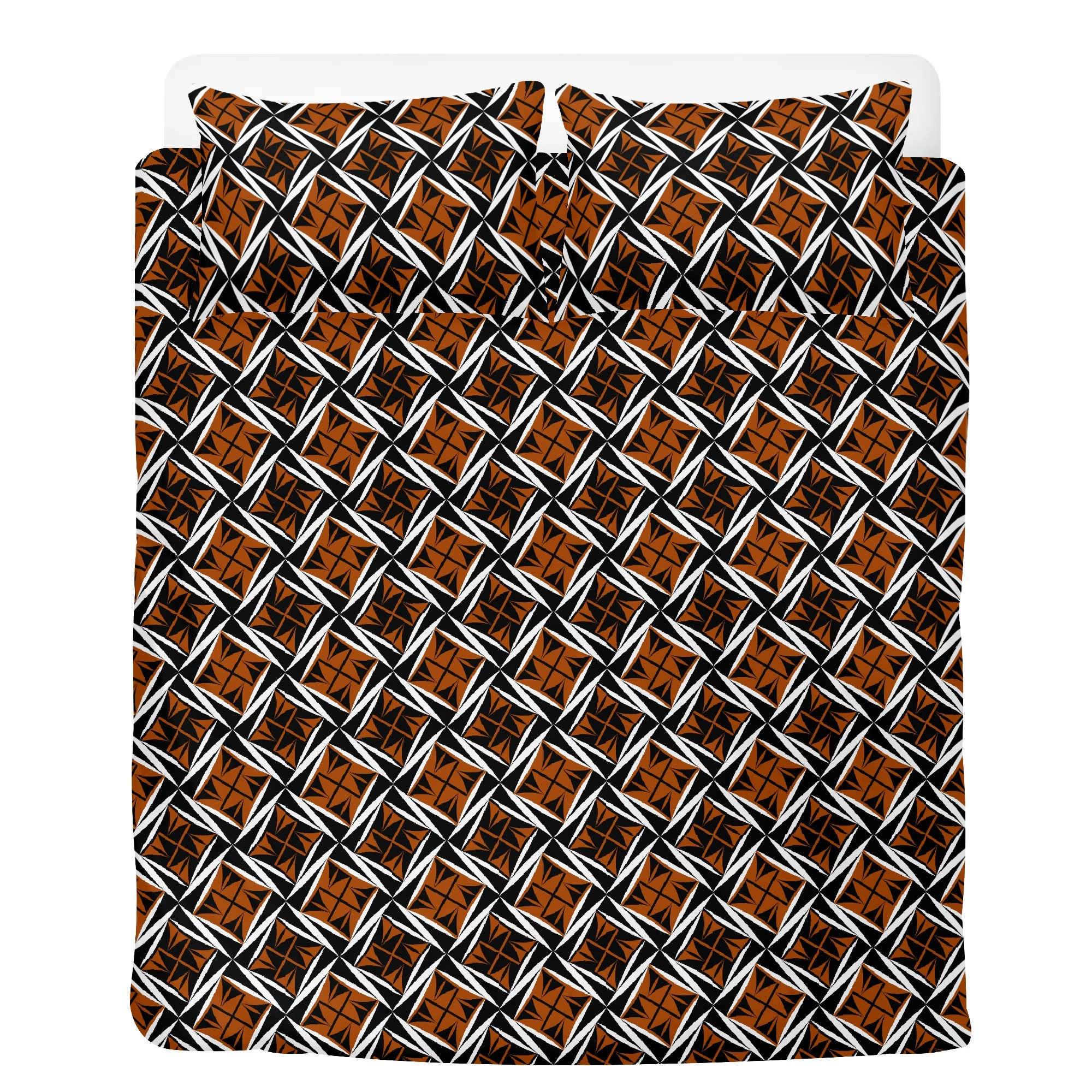 Sacred Winds in Rust 3 Pcs Duvet Sets