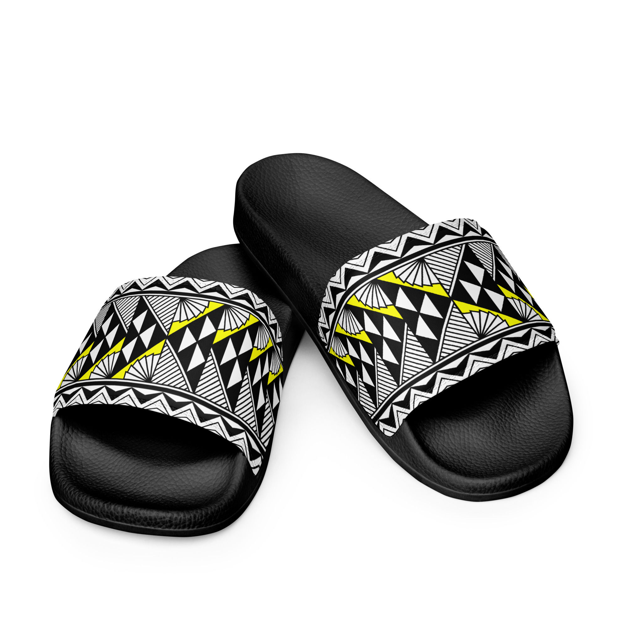 Sun & Rain in Yellow Women's slides