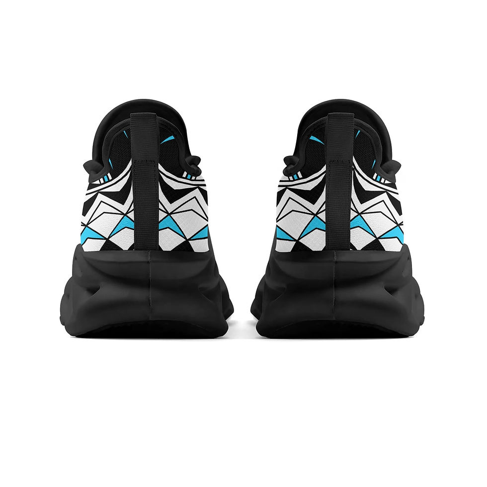 Thumbnail: Feather Blessings in Turquoise Performance Walkers